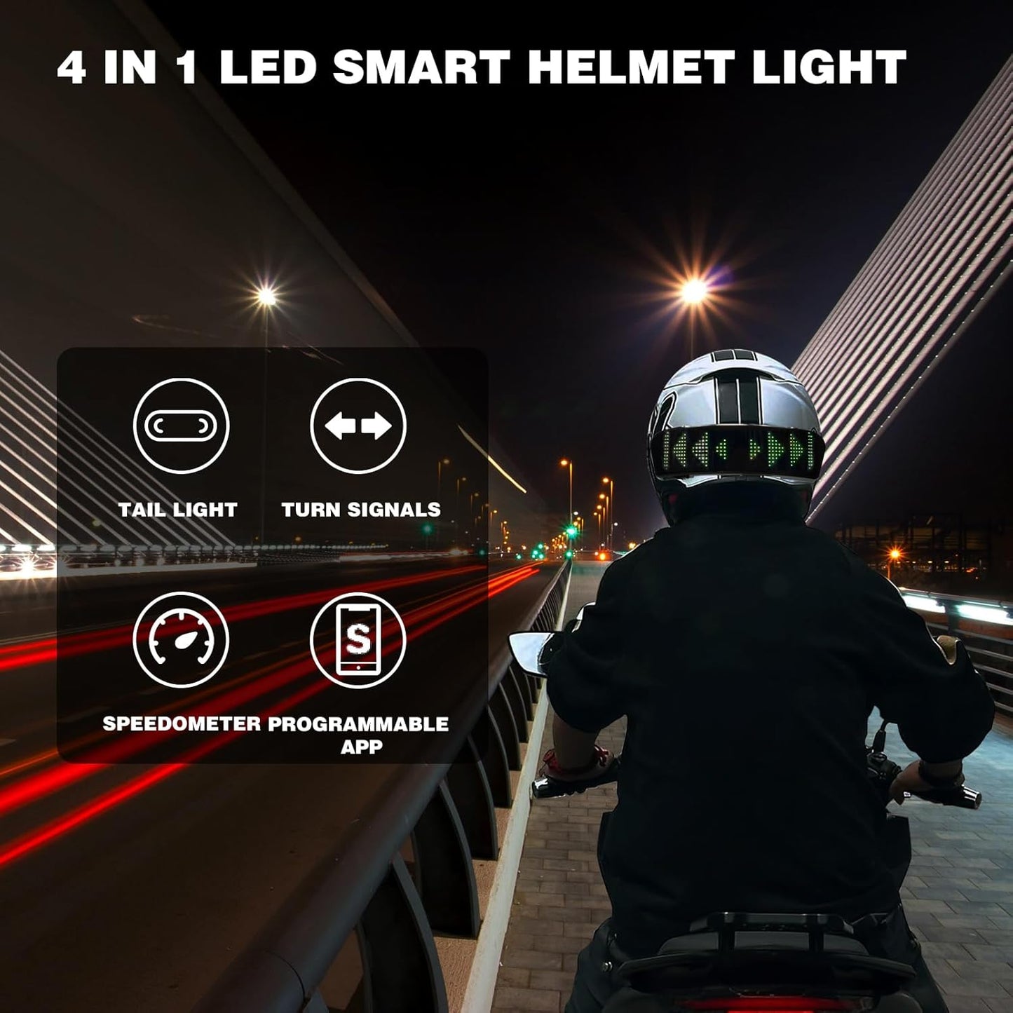 LED Screen Helmet